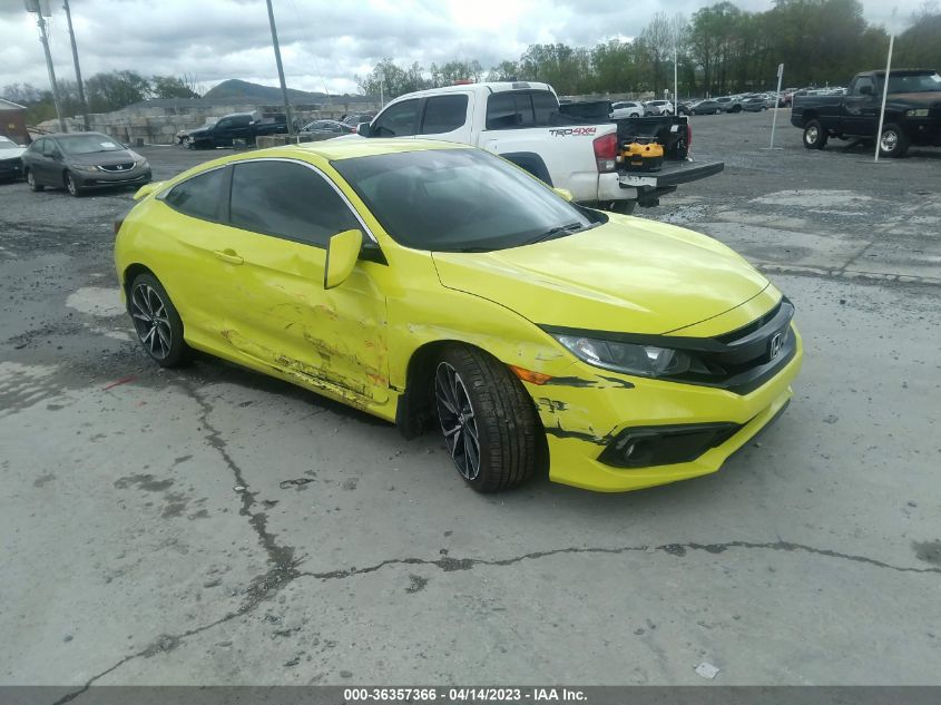 2019 HONDA CIVIC COUPE SPORT - 2HGFC4A85KH308178