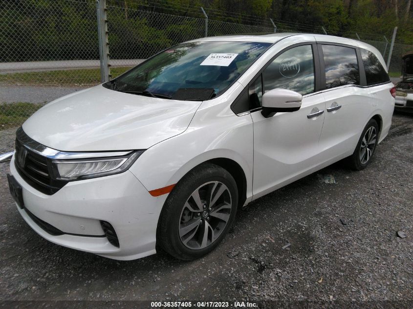 2022 HONDA ODYSSEY TOURING - 5FNRL6H88NB013499