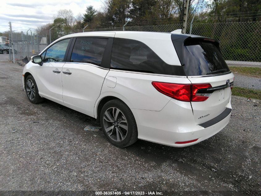2022 HONDA ODYSSEY TOURING - 5FNRL6H88NB013499