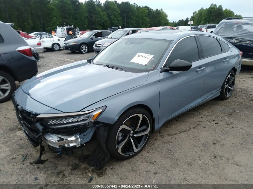 2022 HONDA ACCORD SEDAN SPORT - 1HGCV2F37NA018073