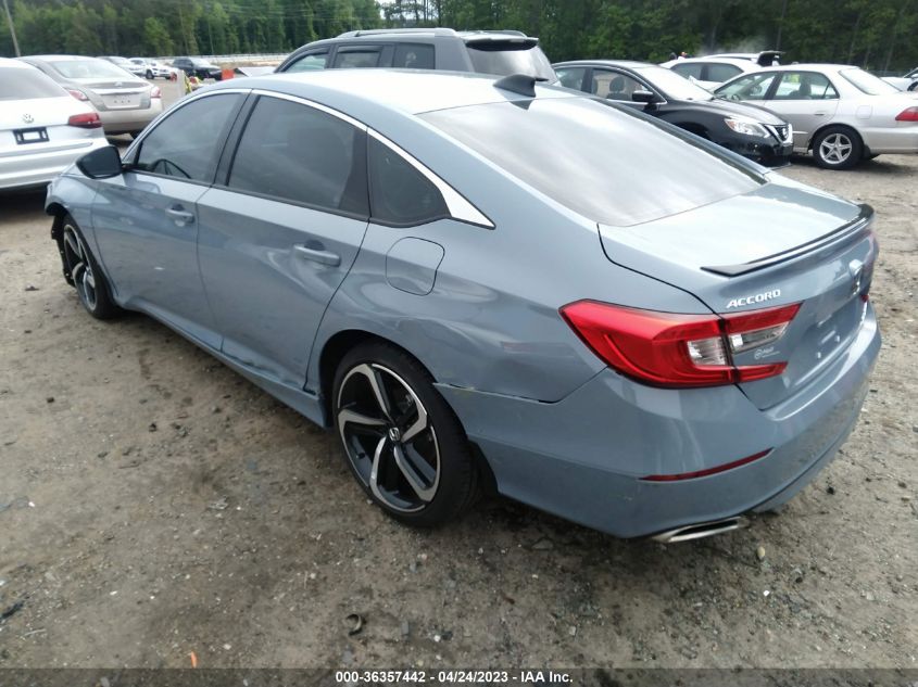 2022 HONDA ACCORD SEDAN SPORT - 1HGCV2F37NA018073