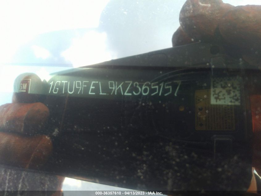 2019 GMC SIERRA 1500 DENALI - 1GTU9FEL9KZ365157