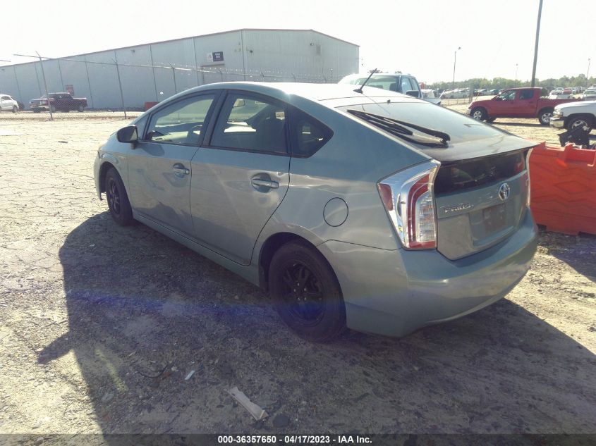 2013 TOYOTA PRIUS ONE/TWO/THREE/FOUR/FIVE - JTDKN3DU4D5651956