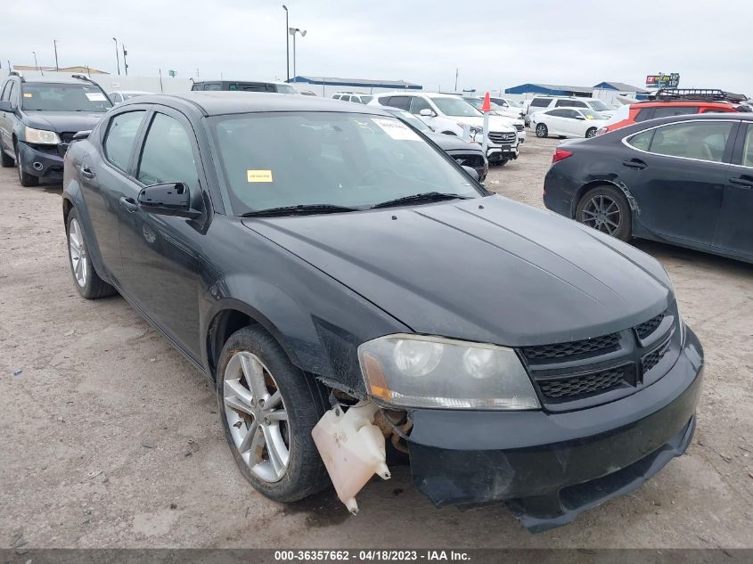 2013 DODGE AVENGER SXT - 1C3CDZCB7DN619646