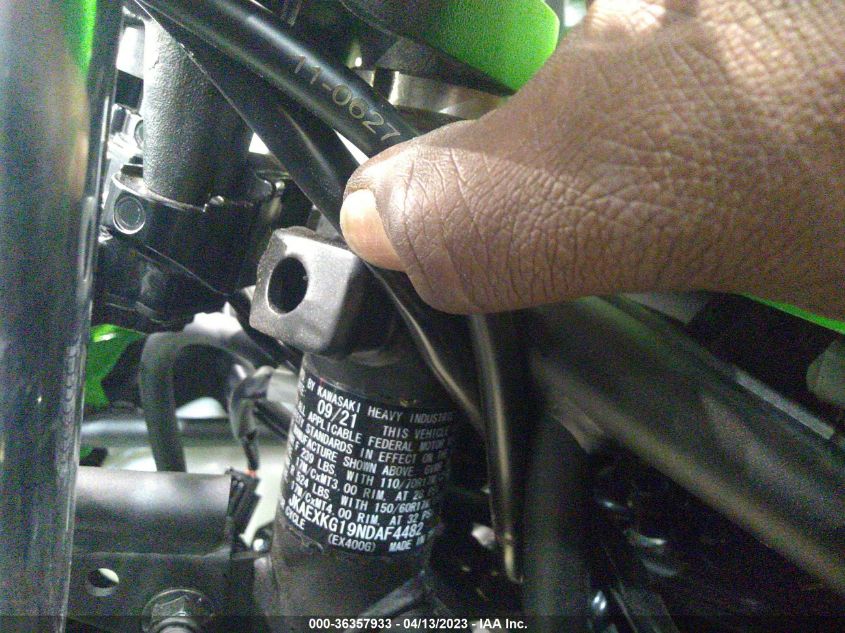 2022 KAWASAKI EX400 - JKAEXKG19NDAF4482