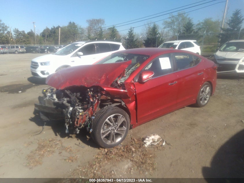 VIN 5NPD84LF4HH054353 2017 HYUNDAI ELANTRA LIMITED