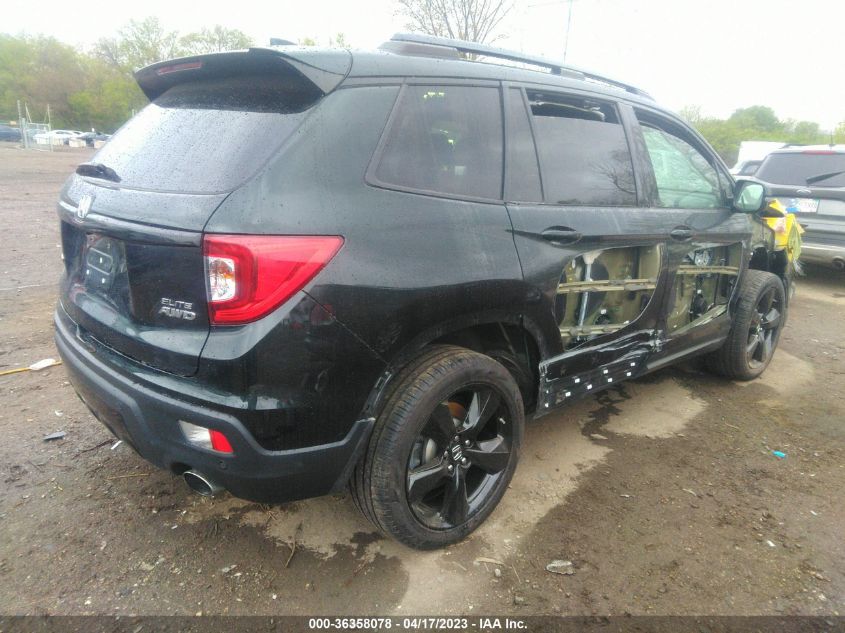 2019 HONDA PASSPORT ELITE - 5FNYF8H08KB013314