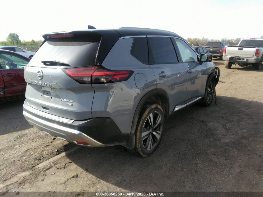 2021 NISSAN ROGUE PLATINUM - JN8AT3DD7MW303262