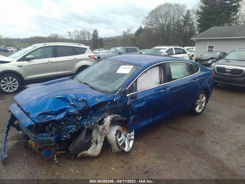 VIN 3FA6P0HD3JR127104 2018 FORD FUSION SE