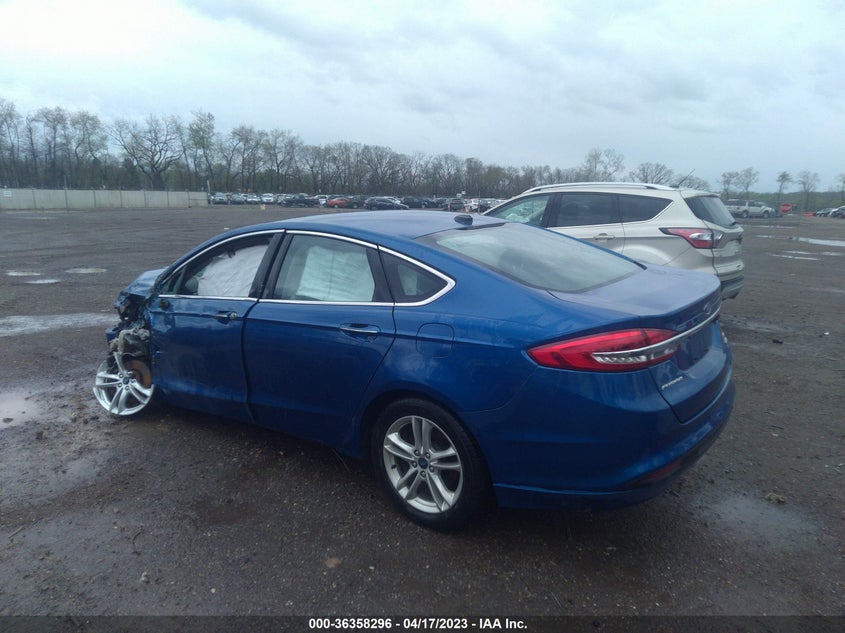 VIN 3FA6P0HD3JR127104 2018 FORD FUSION SE