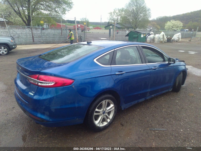 VIN 3FA6P0HD3JR127104 2018 FORD FUSION SE
