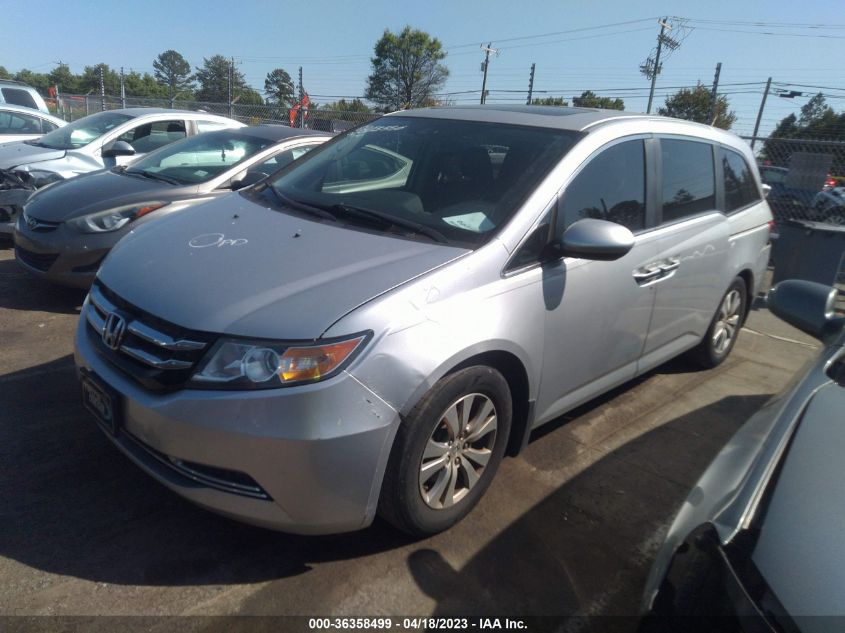 2014 HONDA ODYSSEY EX-L - 5FNRL5H62EB058723