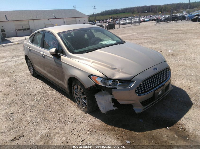 2015 FORD FUSION S - 3FA6P0G77FR190337