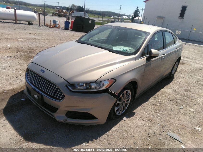 2015 FORD FUSION S - 3FA6P0G77FR190337