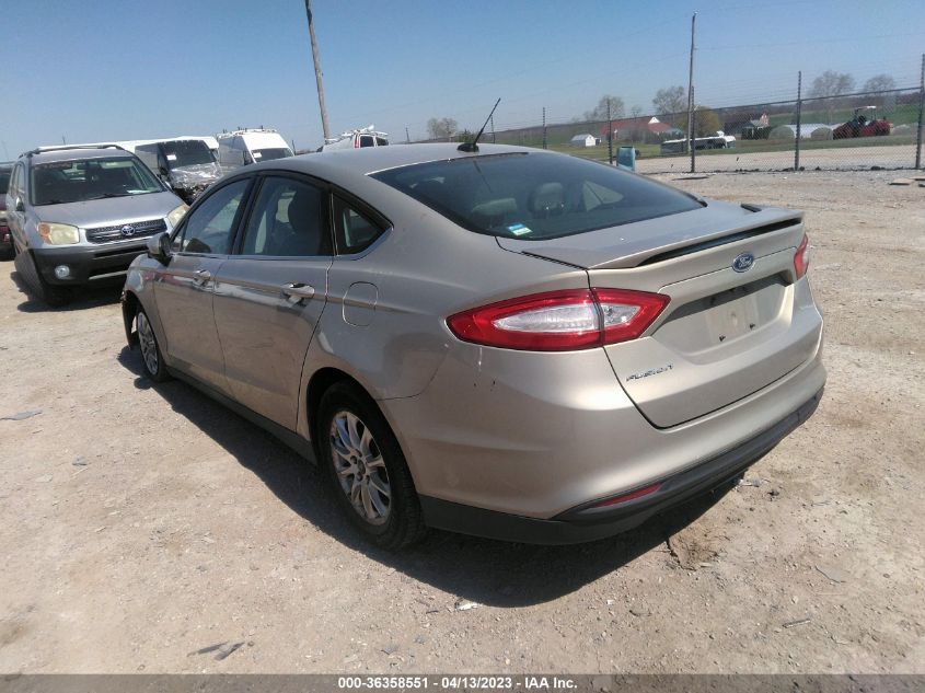 2015 FORD FUSION S - 3FA6P0G77FR190337