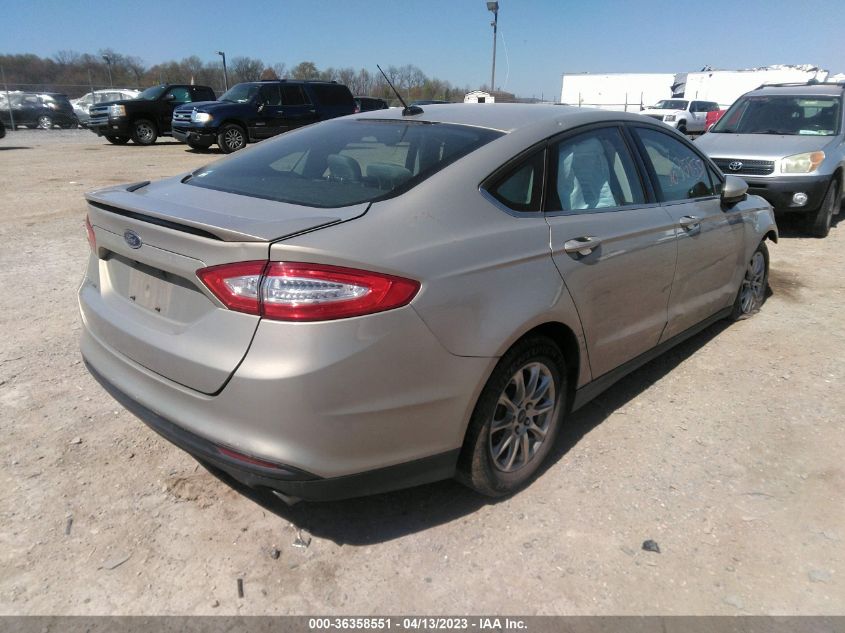 2015 FORD FUSION S - 3FA6P0G77FR190337