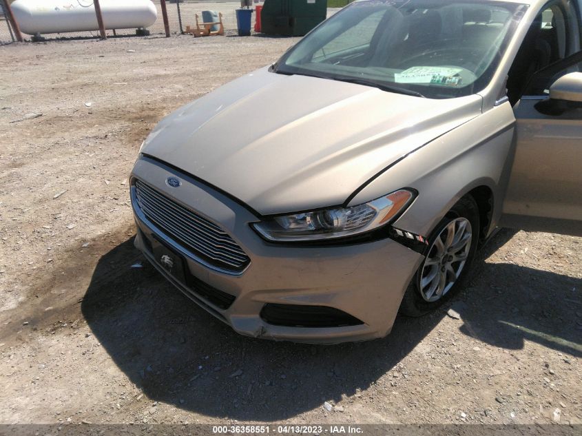 2015 FORD FUSION S - 3FA6P0G77FR190337