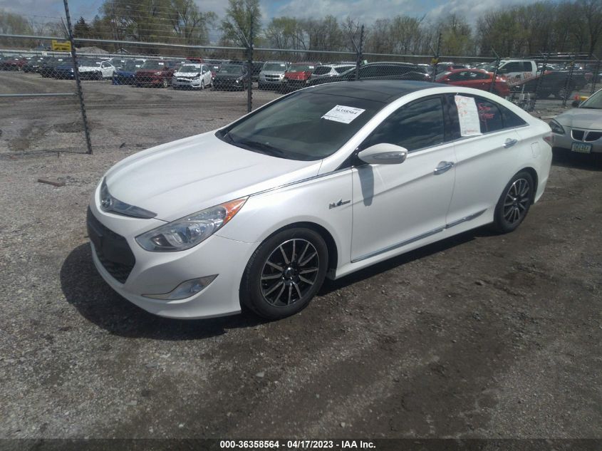 2013 HYUNDAI SONATA HYBRID LIMITED - KMHEC4A40DA072544