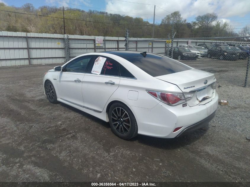 2013 HYUNDAI SONATA HYBRID LIMITED - KMHEC4A40DA072544