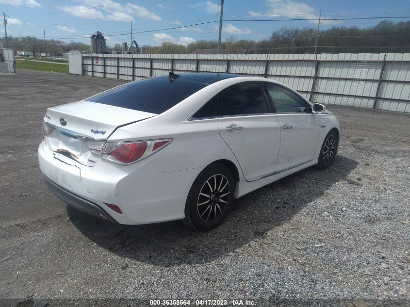 2013 HYUNDAI SONATA HYBRID LIMITED - KMHEC4A40DA072544