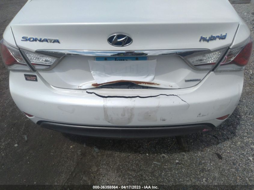2013 HYUNDAI SONATA HYBRID LIMITED - KMHEC4A40DA072544