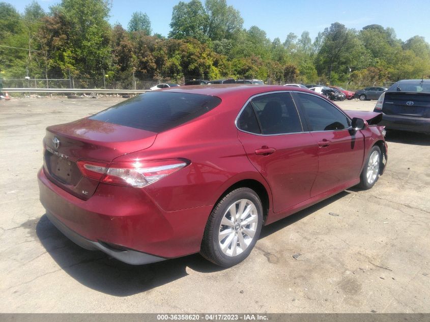 2018 TOYOTA CAMRY LE/SE/XLE/L - 4T1B11HKXJU501985