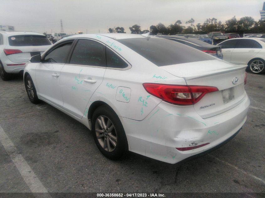 2016 HYUNDAI SONATA 2.4L SE - 5NPE24AF4GH309980