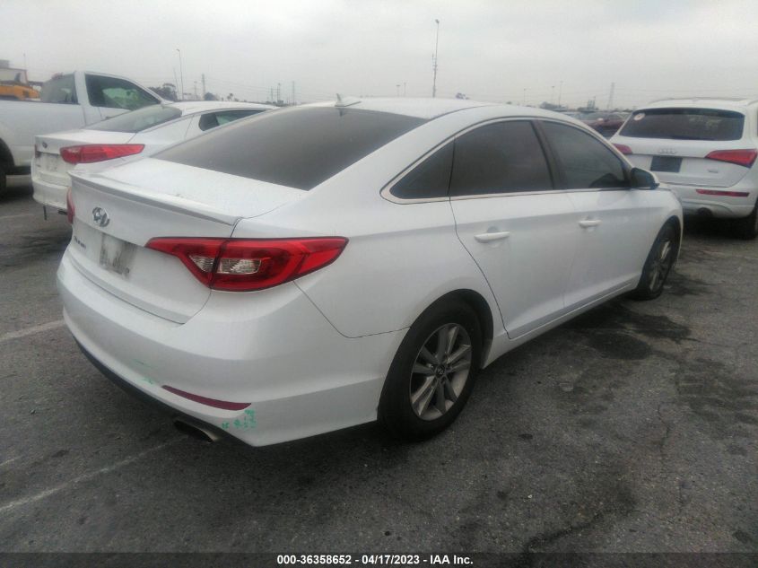 2016 HYUNDAI SONATA 2.4L SE - 5NPE24AF4GH309980