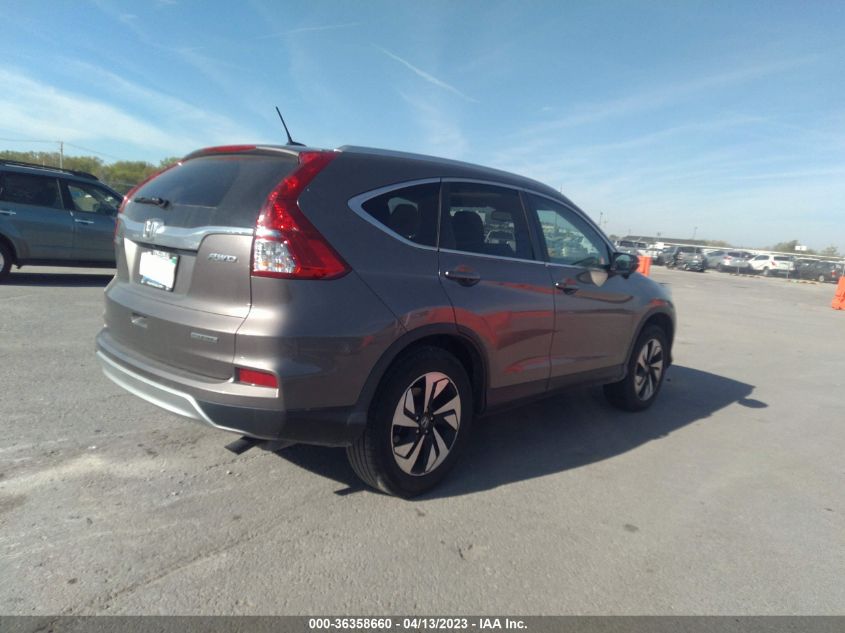 2015 HONDA CR-V TOURING - 5J6RM4H92FL128229