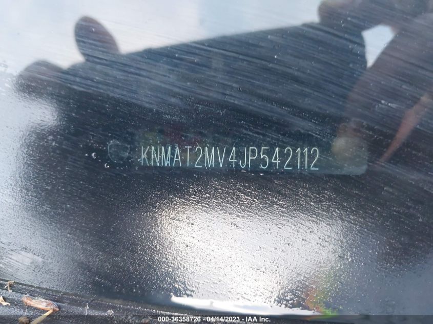 2018 NISSAN ROGUE S - KNMAT2MV4JP542112