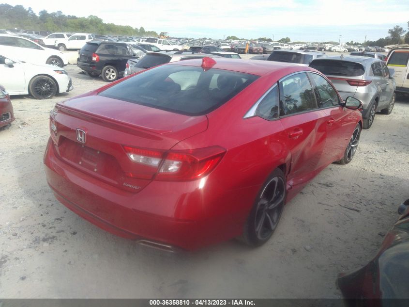 2020 HONDA ACCORD SEDAN SPORT - 1HGCV1F31LA120931