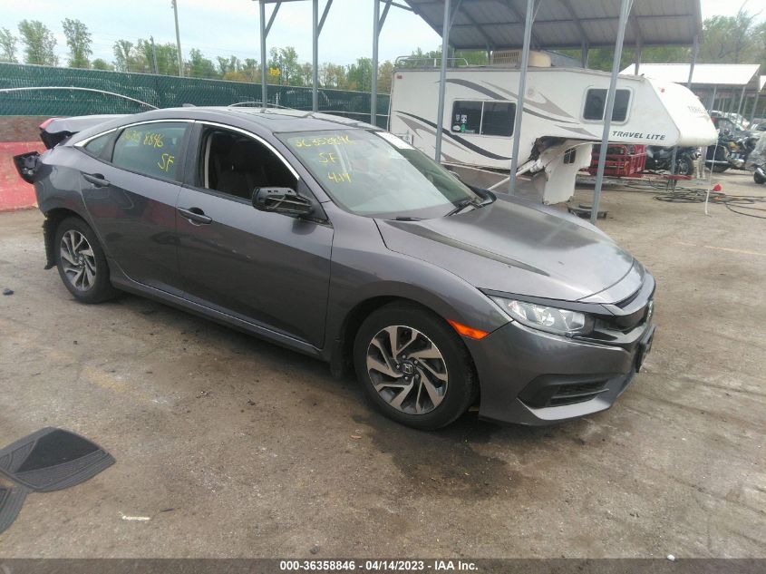 2017 HONDA CIVIC SEDAN EX - 19XFC2F70HE206505