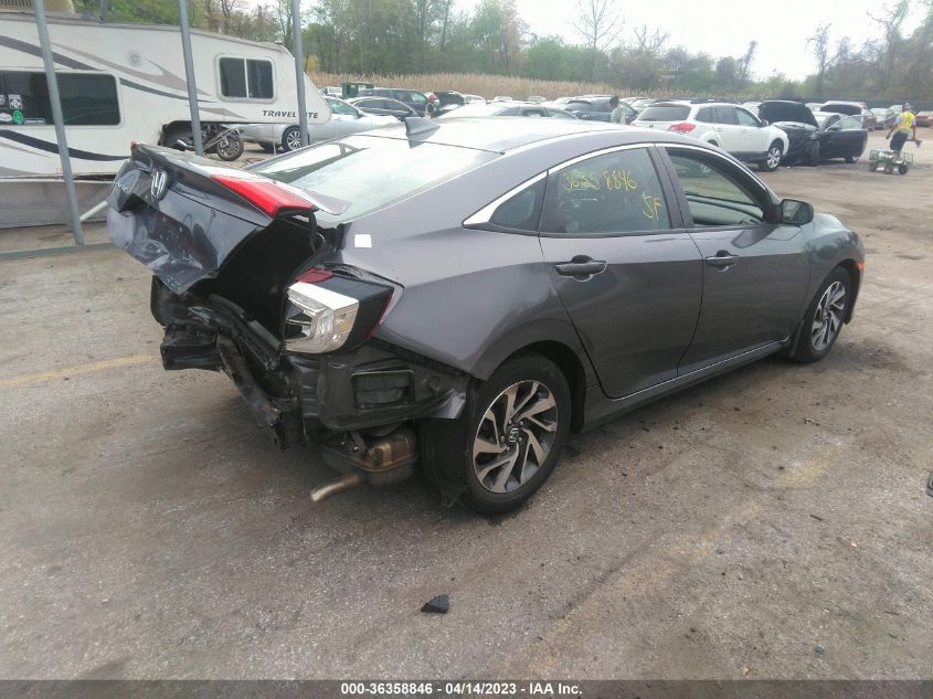 2017 HONDA CIVIC SEDAN EX - 19XFC2F70HE206505