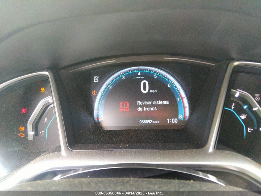 2017 HONDA CIVIC SEDAN EX - 19XFC2F70HE206505
