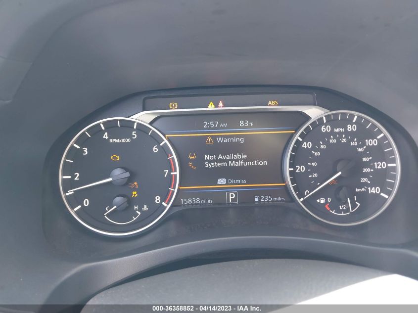 2022 NISSAN ALTIMA 2.5 SV - 1N4BL4DW0NN382925