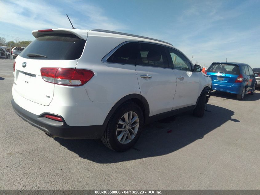 2016 KIA SORENTO LX - 5XYPG4A51GG178077