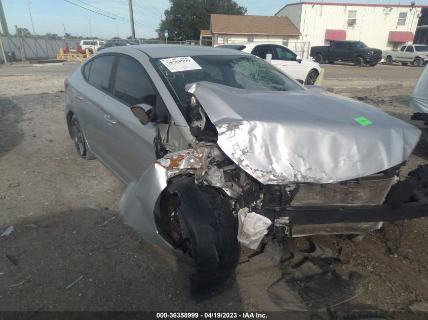 2018 HYUNDAI ELANTRA SEL - 5NPD84LF4JH319312