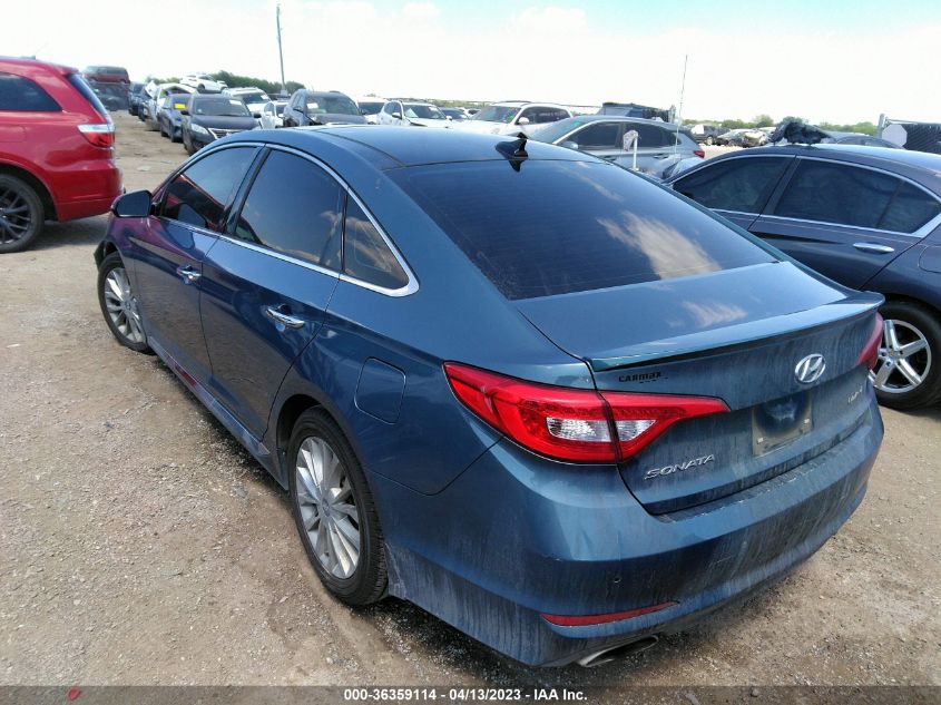 2015 HYUNDAI SONATA 2.4L LIMITED - 5NPE34AF8FH179617