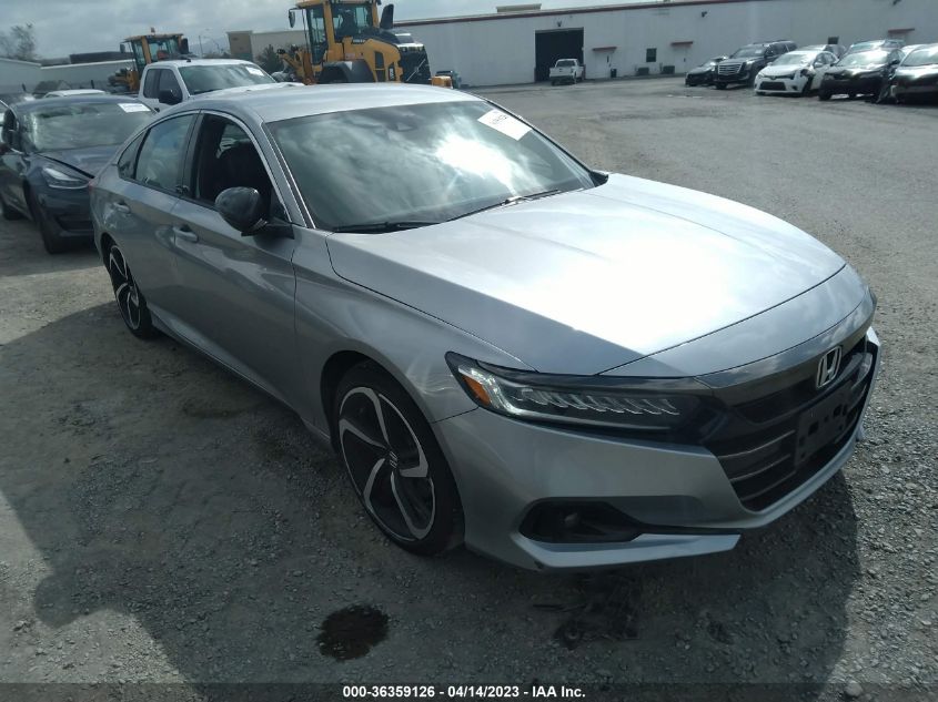 2021 HONDA ACCORD SEDAN SPORT - 1HGCV1F32MA092364