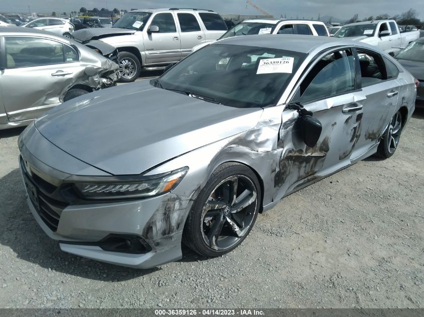 2021 HONDA ACCORD SEDAN SPORT - 1HGCV1F32MA092364