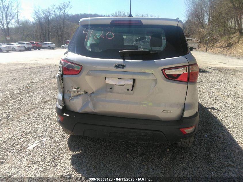 2019 FORD ECOSPORT S - MAJ3S2FE6KC308450