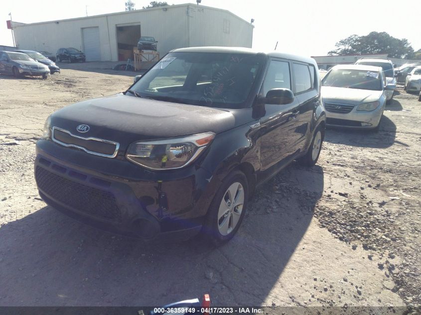 2015 KIA SOUL BASE - KNDJN2A27F7167005