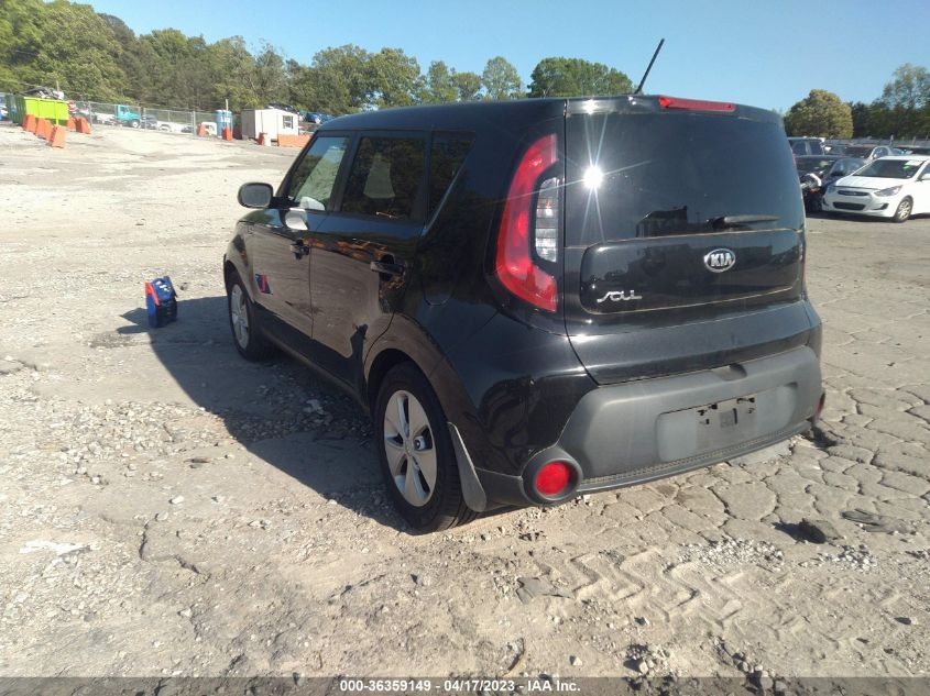 2015 KIA SOUL BASE - KNDJN2A27F7167005