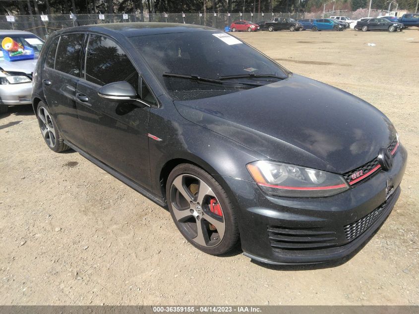 2017 VOLKSWAGEN GOLF GTI S/SE/AUTOBAHN/SPORT - 3VW447AUXHM068912