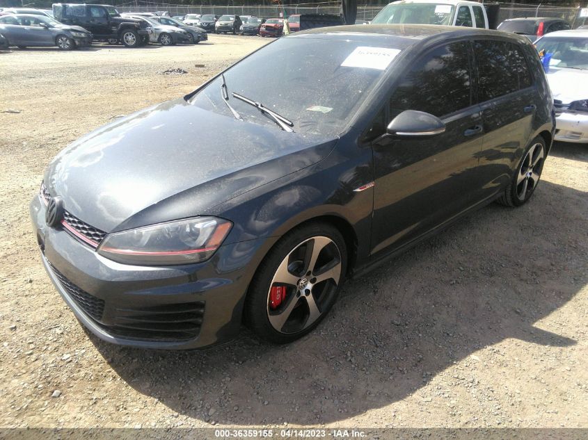 2017 VOLKSWAGEN GOLF GTI S/SE/AUTOBAHN/SPORT - 3VW447AUXHM068912