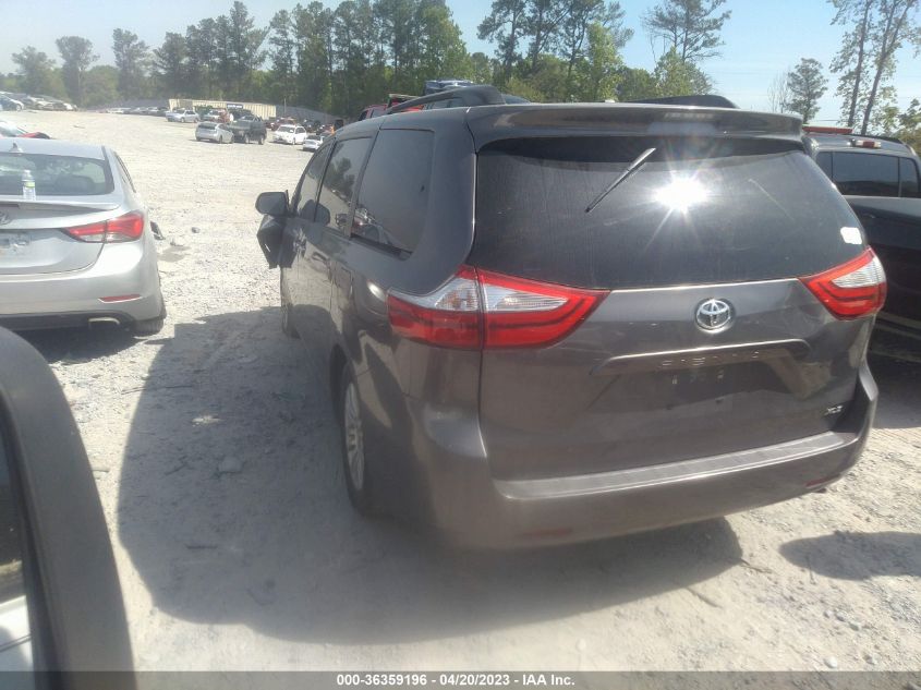 2015 TOYOTA SIENNA XLE/XLE AAS/LTD - 5TDYK3DC3FS629390