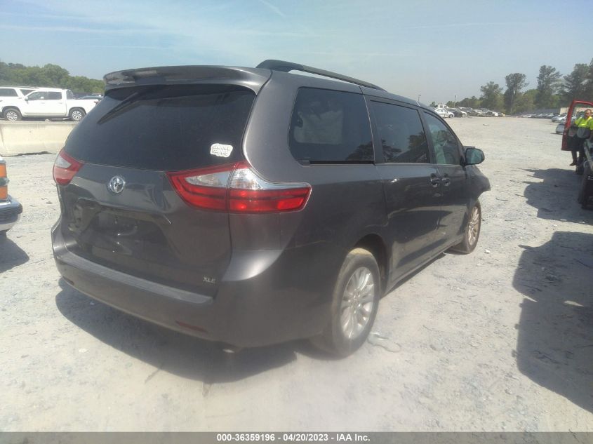 2015 TOYOTA SIENNA XLE/XLE AAS/LTD - 5TDYK3DC3FS629390