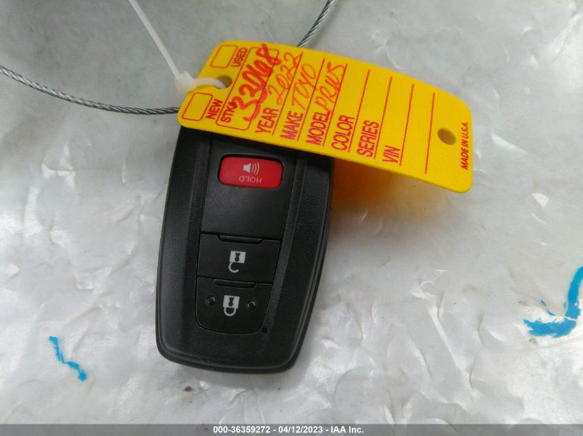2022 TOYOTA PRIUS L - JTDKAMFU6N3162339