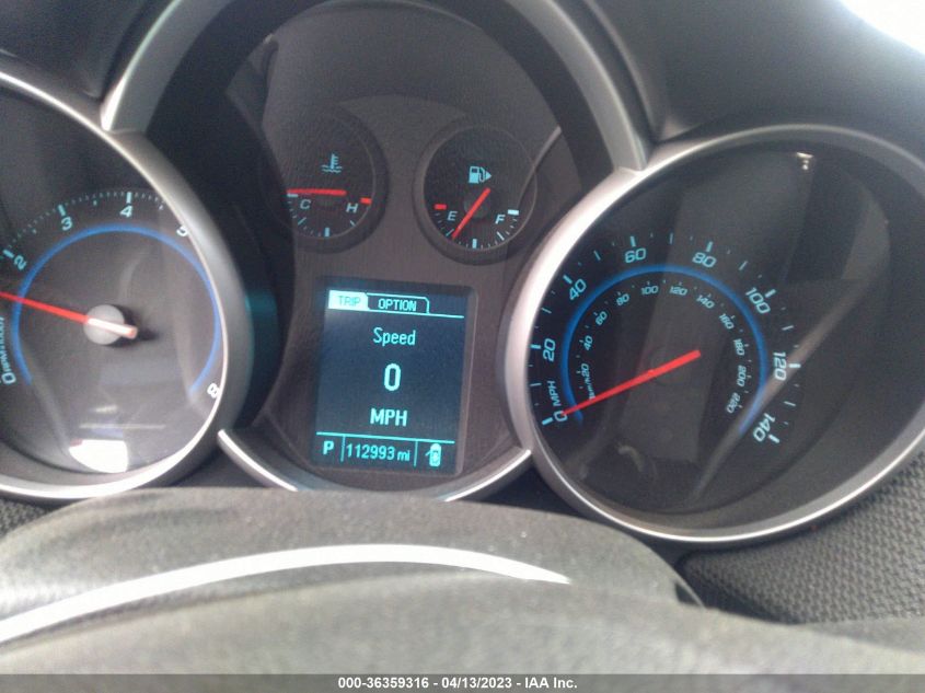 2013 CHEVROLET CRUZE LT - 1G1PK5SBXD7153091