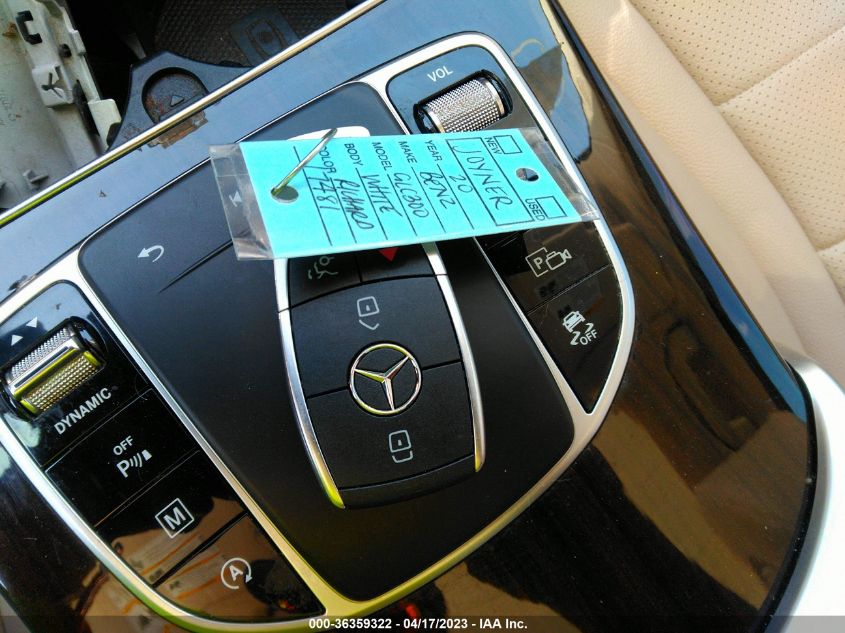 2020 MERCEDES-BENZ GLC GLC 300 - W1N0G8DBXLF858429